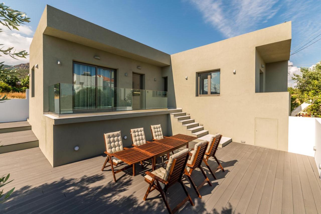 Nama Villa 250M From The Sea Макригиалос Экстерьер фото